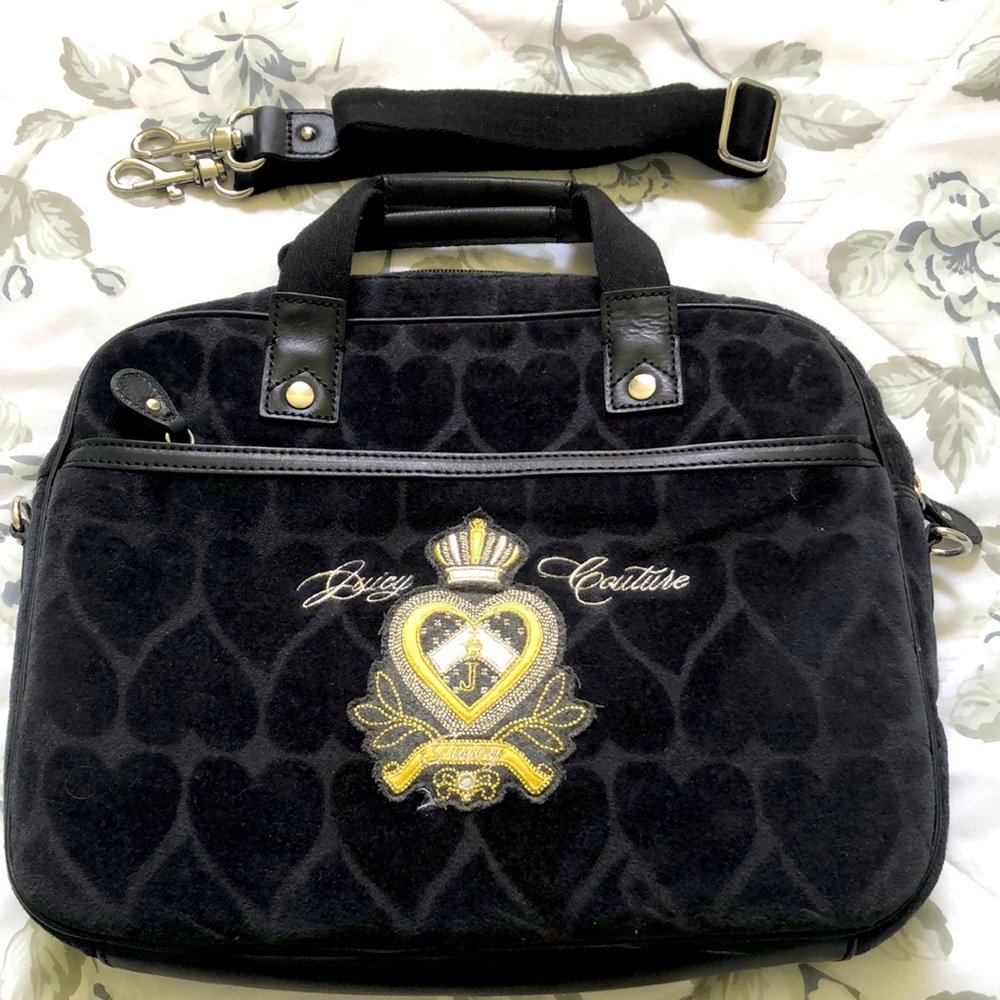 Authentic Juicy Couture computer, laptop bag.